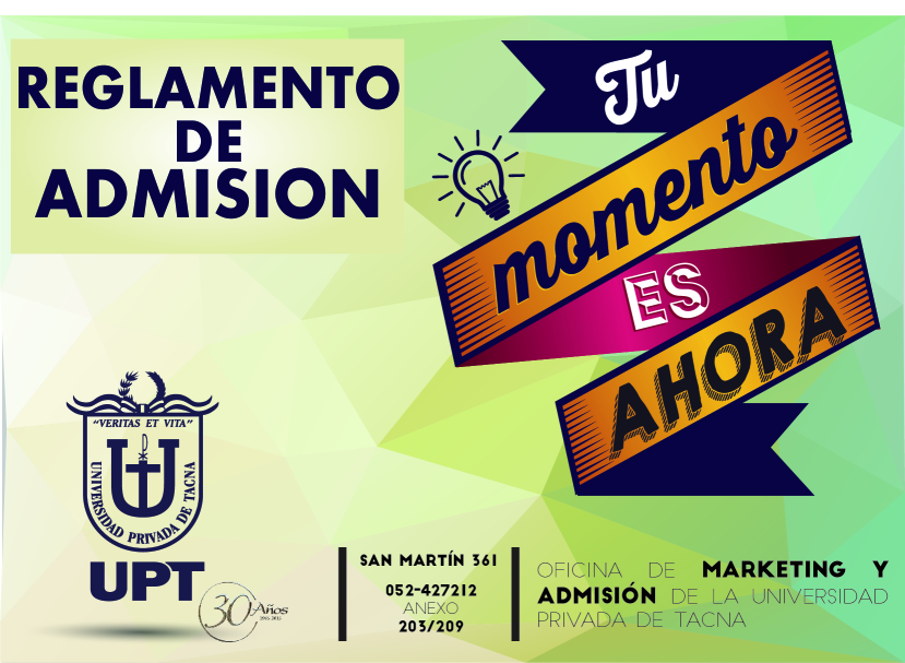 Reglamento de Admisión