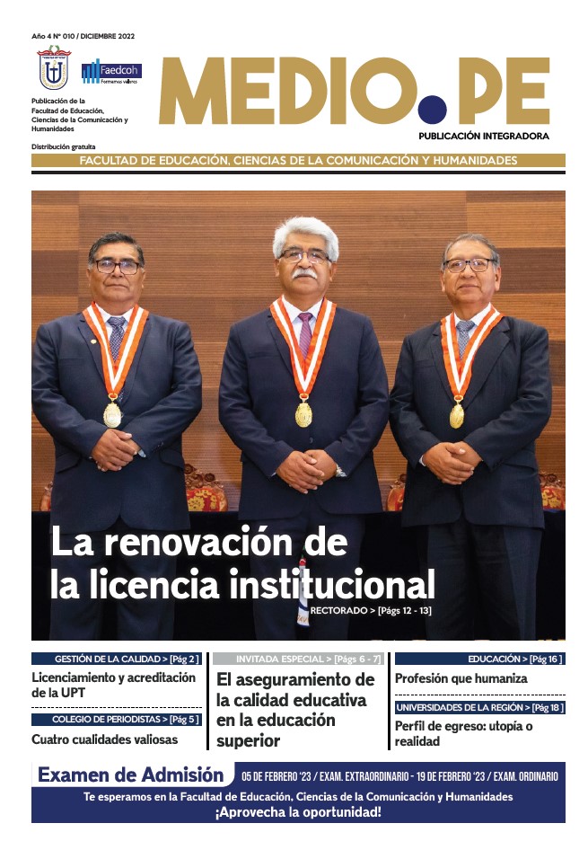 Portada Décima edición de Medio.PE